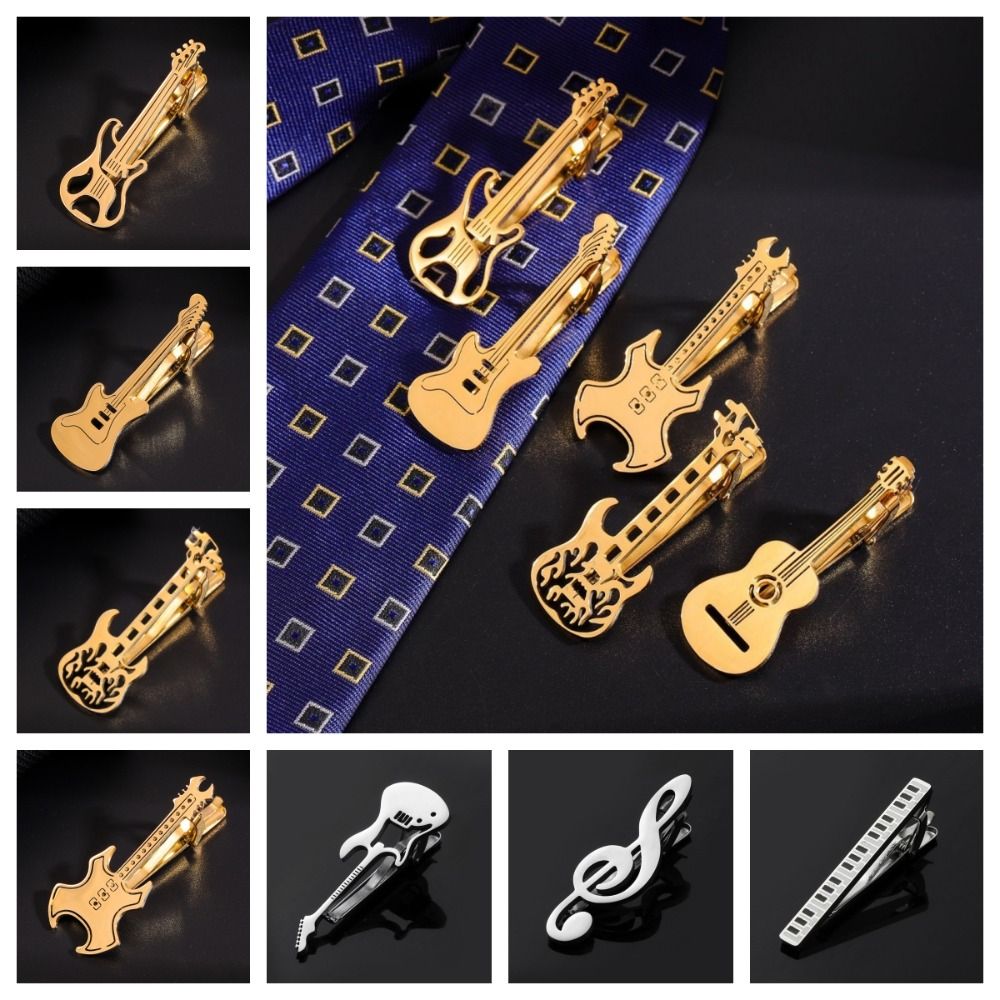 Audio Music Notes - Moda Klucz wiolinowy Gitara Spinka do