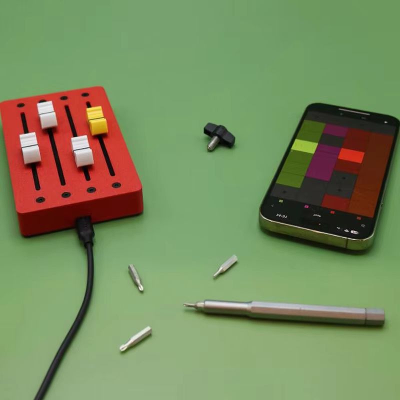 Audio Music Software - Kontroler MIDI, kontroler CC, fader, 4-kanałowy