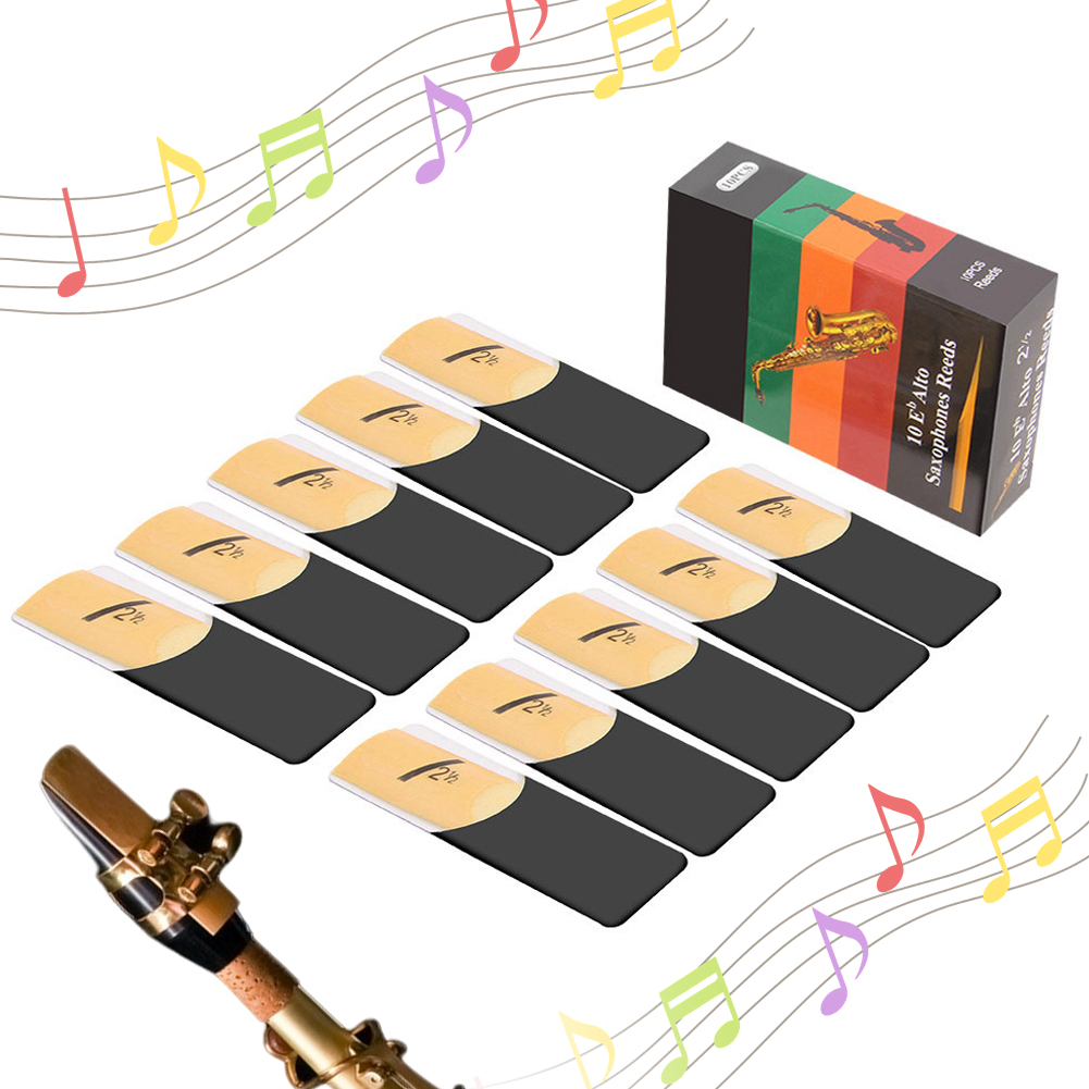 Saxophone Reed Pack - 10 sztuk stroików do saksofonu altowego