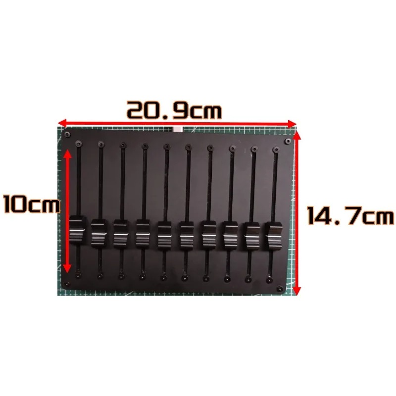 Audio Music Software - Kontroler MIDI z interfejsem USB, 10-faderowy,