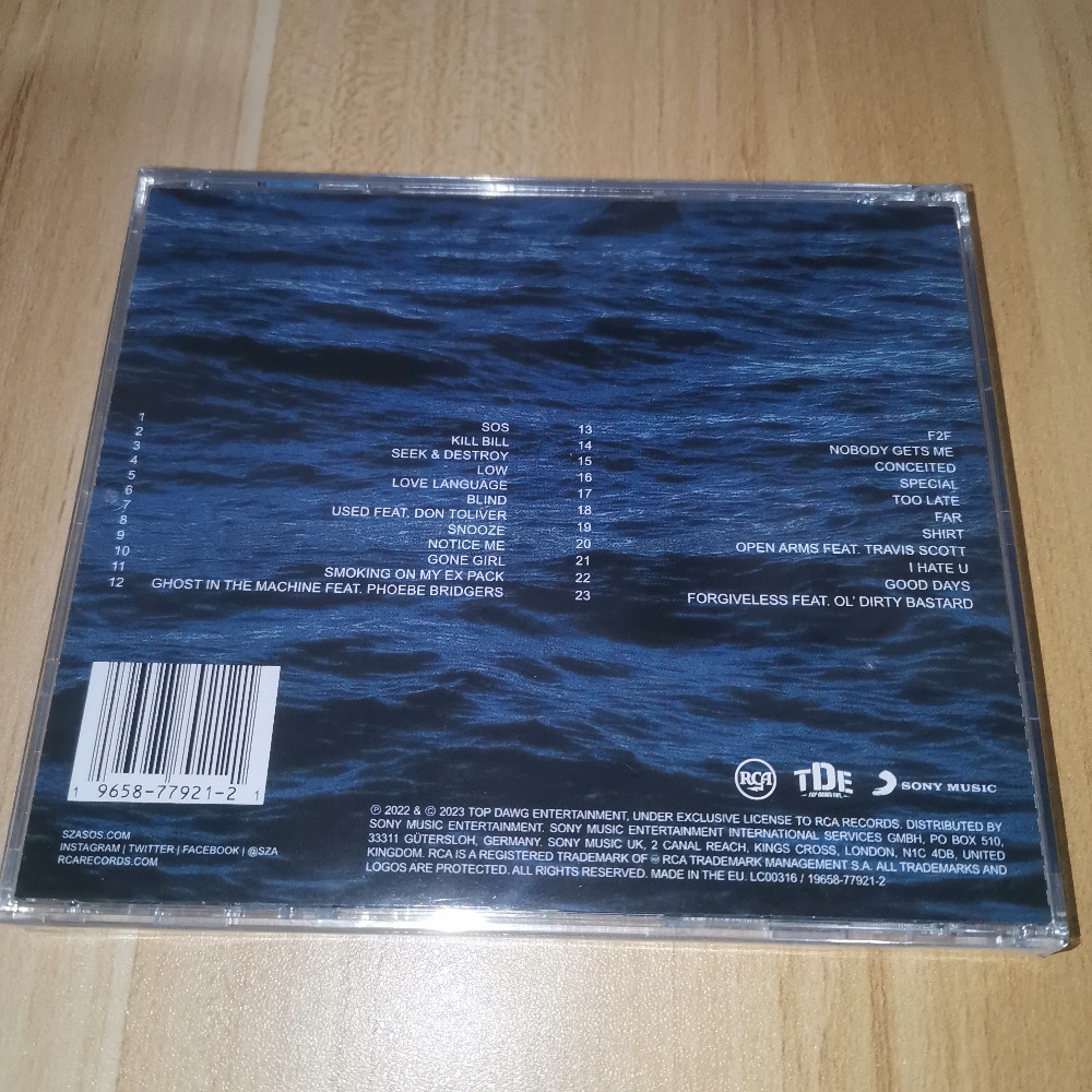 SZA SOS CD R&B Pop Soul Music  – Audio Music Songs recenzja i cena