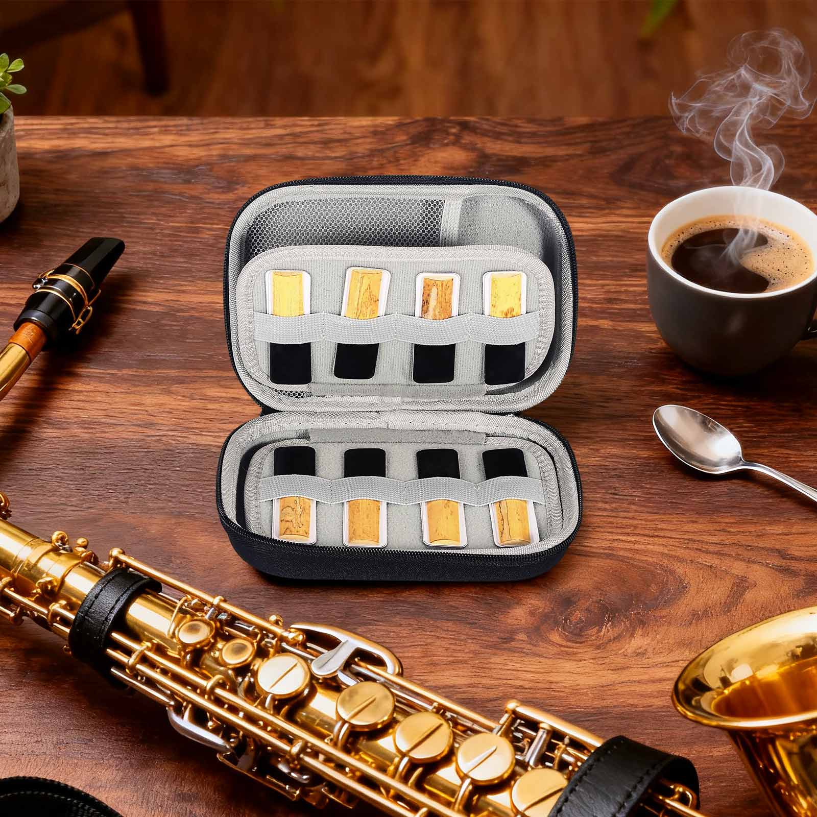 Etui na stroiki Muspor kompaty – Saxophone Reed Pack recenzja i cena
