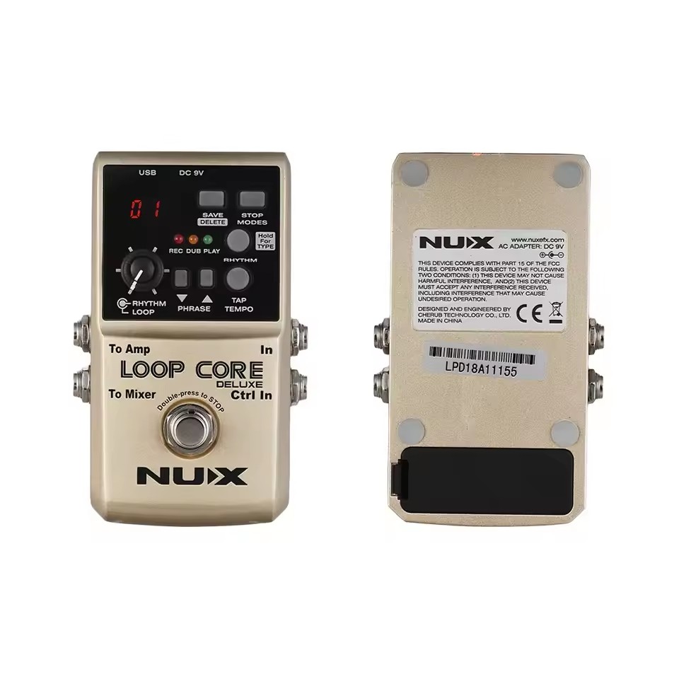 Nux Loop Core Deluxe pedał efe – Looper Pedal Guitar recenzja i cena