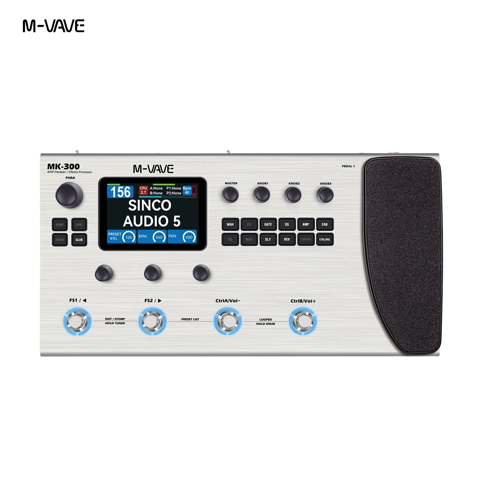 M-VAVE MK-300 Procesor Multi-E – Looper Pedal Guitar recenzja i cena