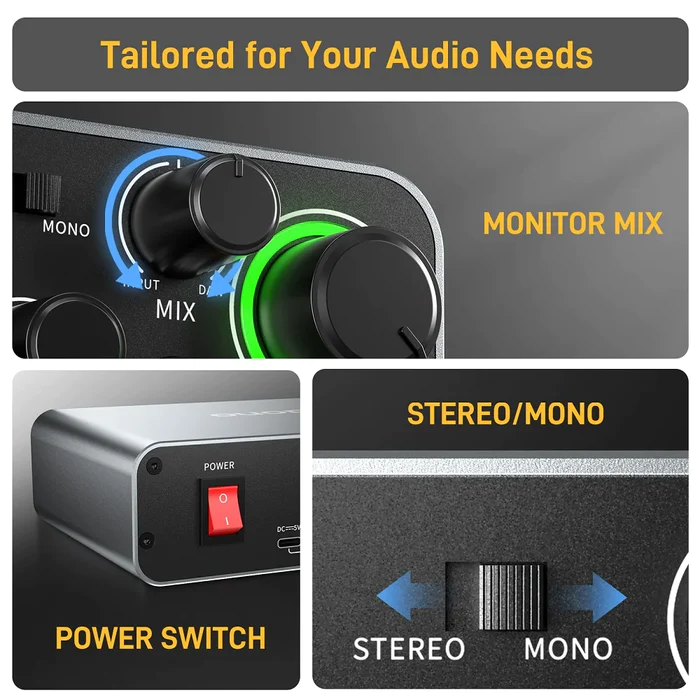 MAONO PS22 Profesjonalne Inter – Audio Music Software recenzja i cena