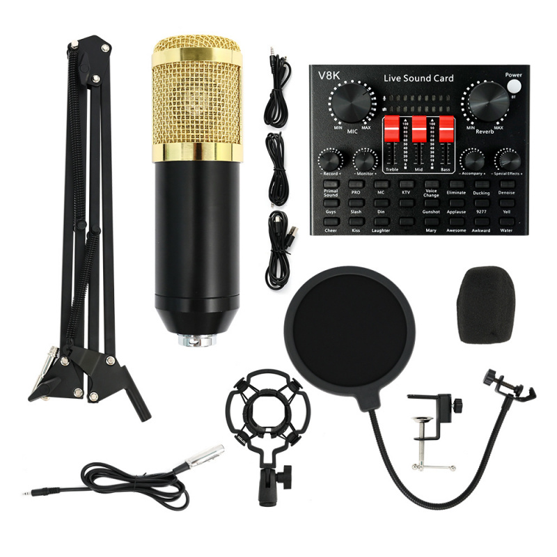 Zestaw mikrofonowy BM800 z mik – Audio Music Grading recenzja i cena