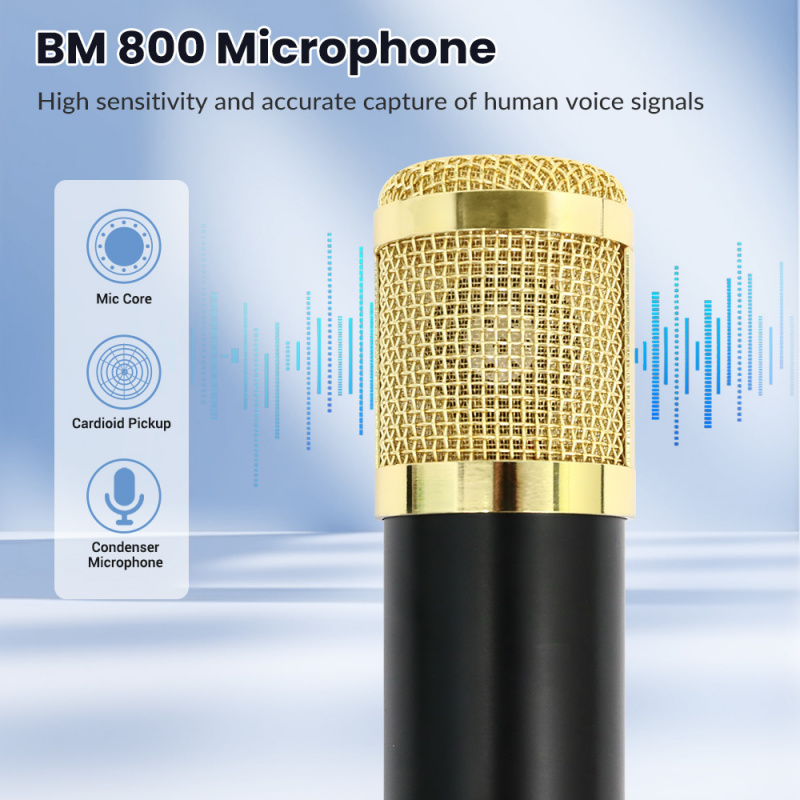 Zestaw mikrofonowy BM800 z mik – Audio Music Grading recenzja i cena