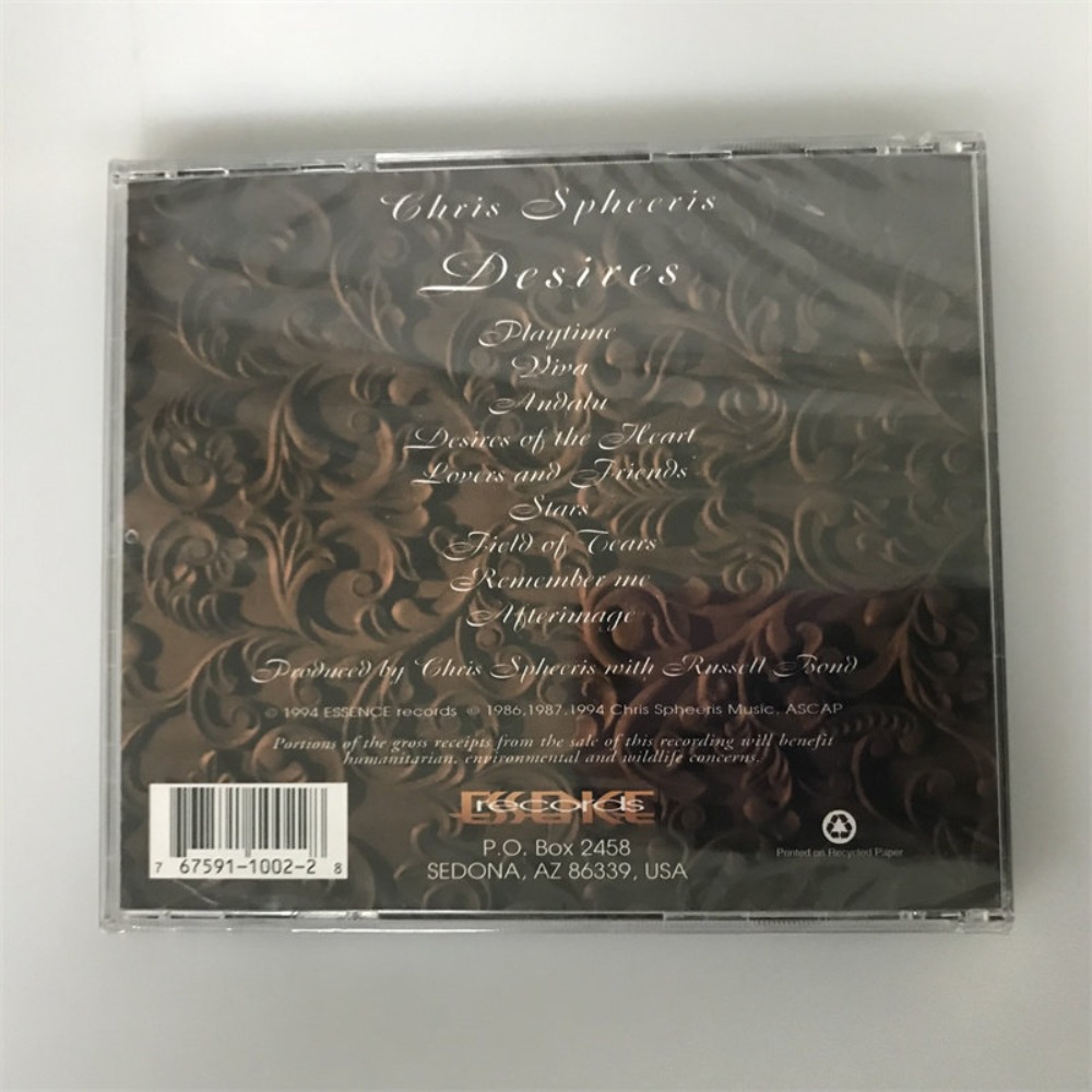 CD 'Desires' Chris Spheeris -  – Audio And Music recenzja i cena