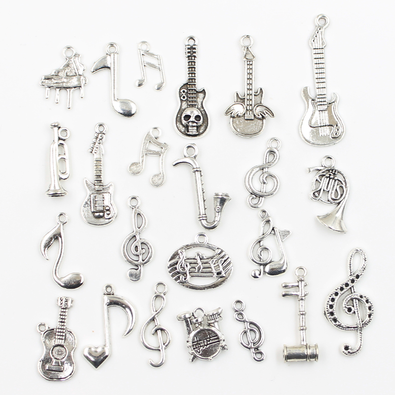 30 sztuk Charms gitara muzyczn – Audio Music Notes recenzja i cena
